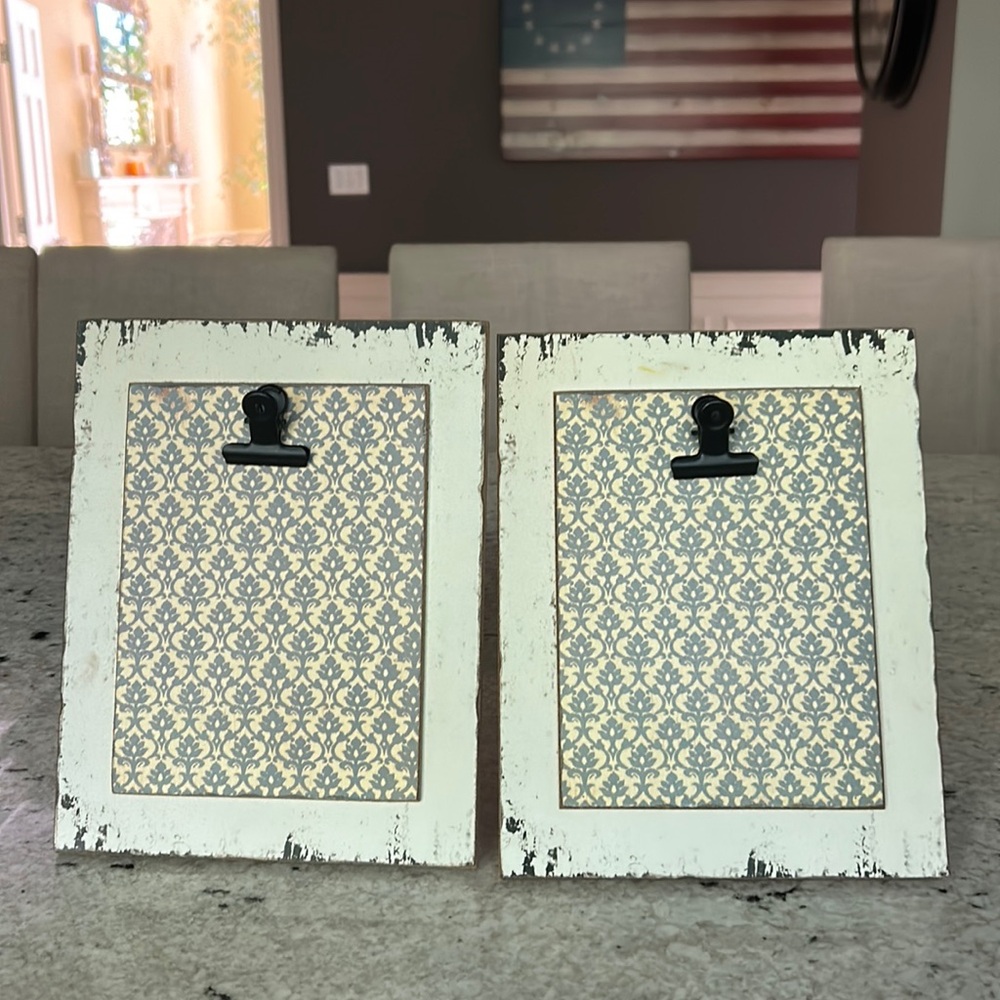 Two 8x 10 clip board frames.